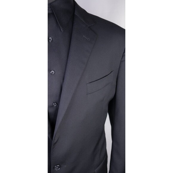 Joseph Abboud Solid Sz 46L REDA Wool Suit Coat Jacket Blazer Two Button EUC - Picture 5 of 14